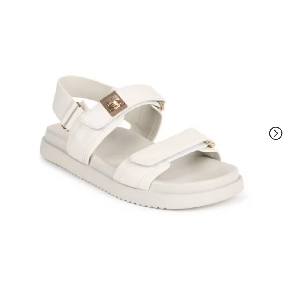 Women’s white strappy sandal from target